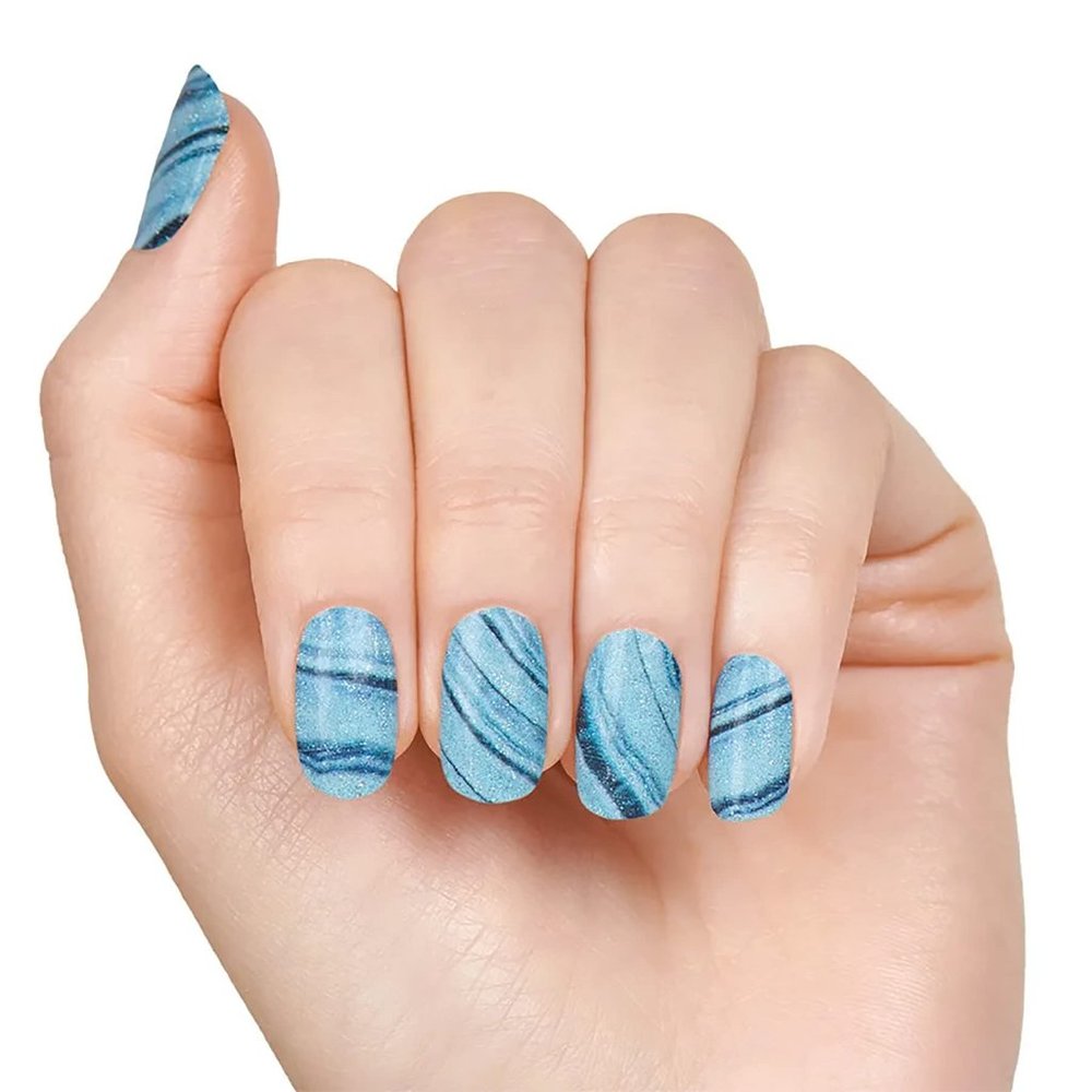 Color Street 100% Nail Polish Strips Game of Stones RARE FIND